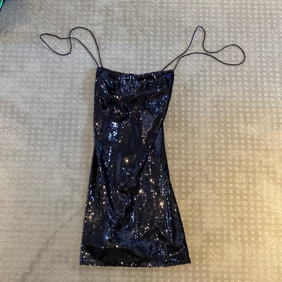 ASOS Dresses & Skirts - asos Black Sparkled Mini Dress